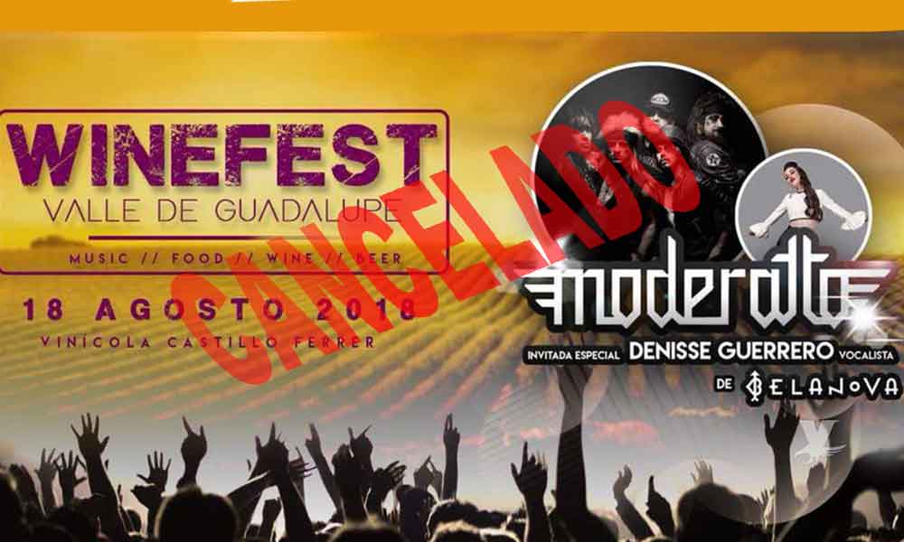Cancelan edición 2018 del Valle Wine Fest en Ensenada