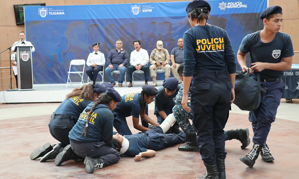 Festejan el 58 aniversario de la Policía Juvenil de Tijuana