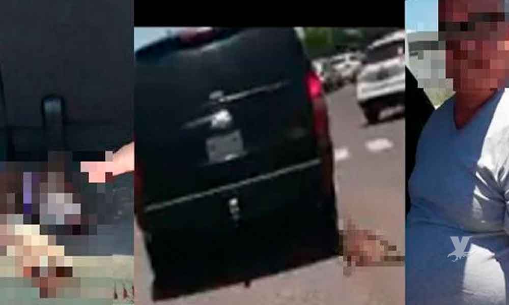 (VIDEO) Hombre arrastra hasta la muerte a un perro atado a su camioneta