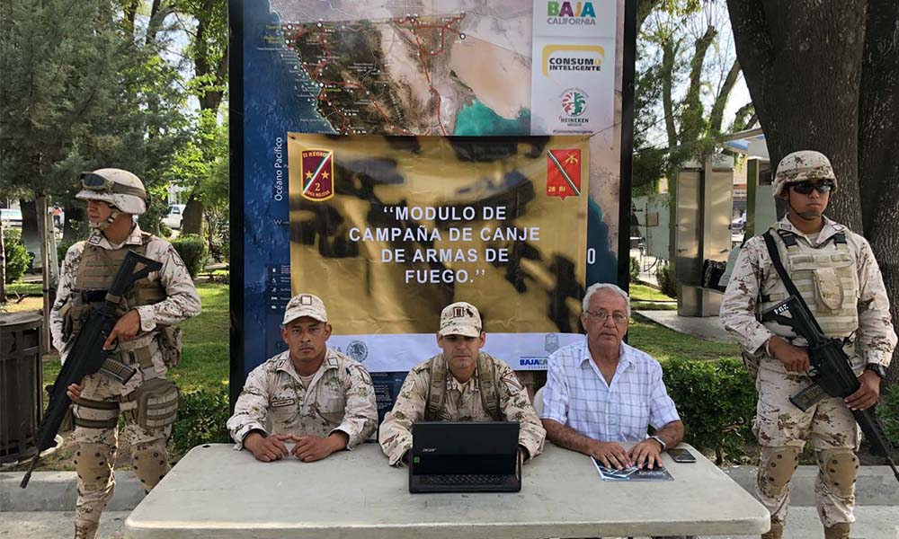 Pagarán hasta 9 mil pesos en “Canje de Armas 2018” en Tecate