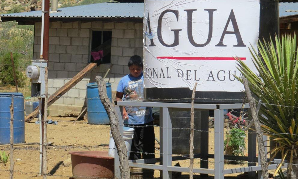 Avanza obra de agua potable para comunidad Kiliwa en Ensenada