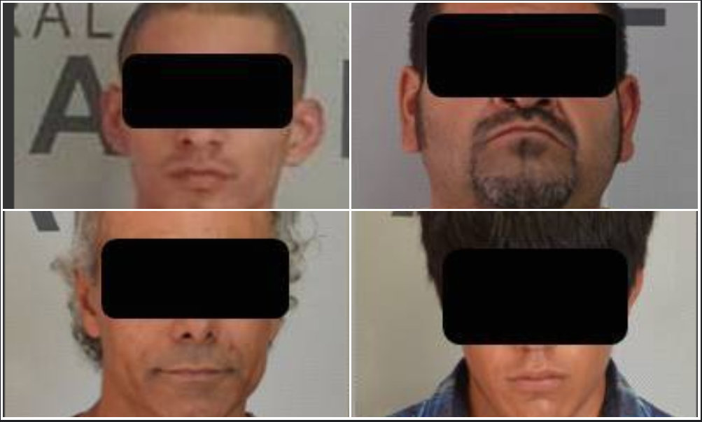 Captura Grupo de Coordinación a 4 sujetos con órdenes de aprehensión en Tijuana