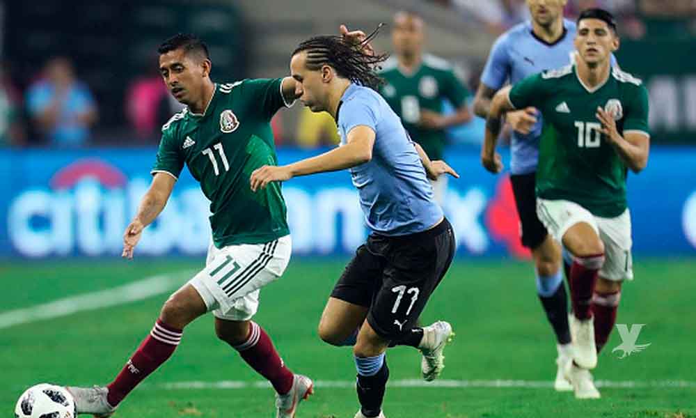 Uruguay da cátedra de jugar al futbol y derrota 4 – 1 a México del “Tuca”