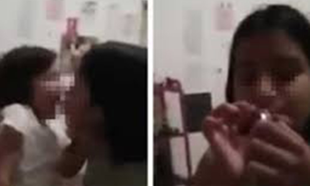 Adolescentes obligan a niña de 5 años a fumar marihuana (VIDEO)