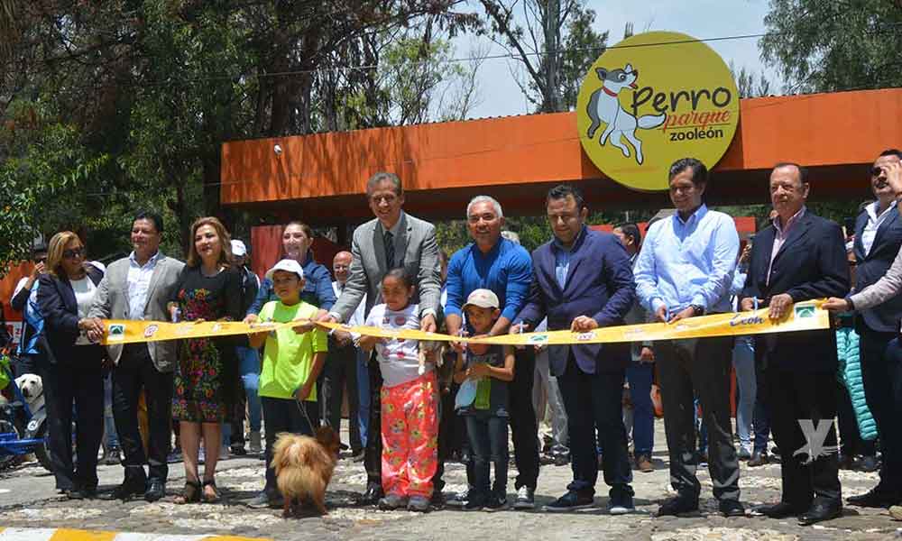 Inauguran primer parque para perros en León, Guanajuato