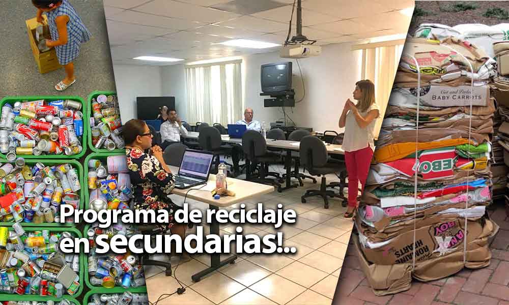 Llevará Regidora Diana Vázquez el Programa Escolar de Separación y Reciclaje de Residuos a secundarias de Tecate