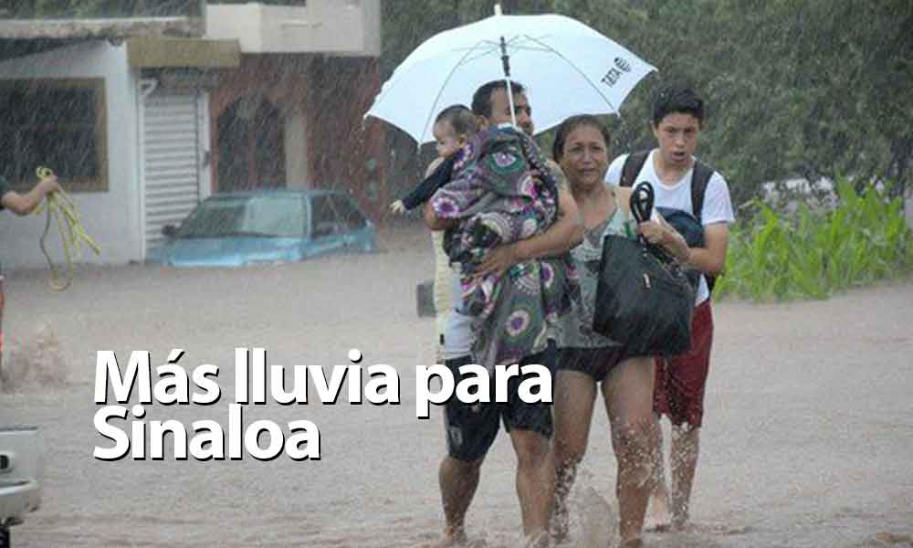Se esperan fuertes lluvias para Sinaloa en las próximas horas