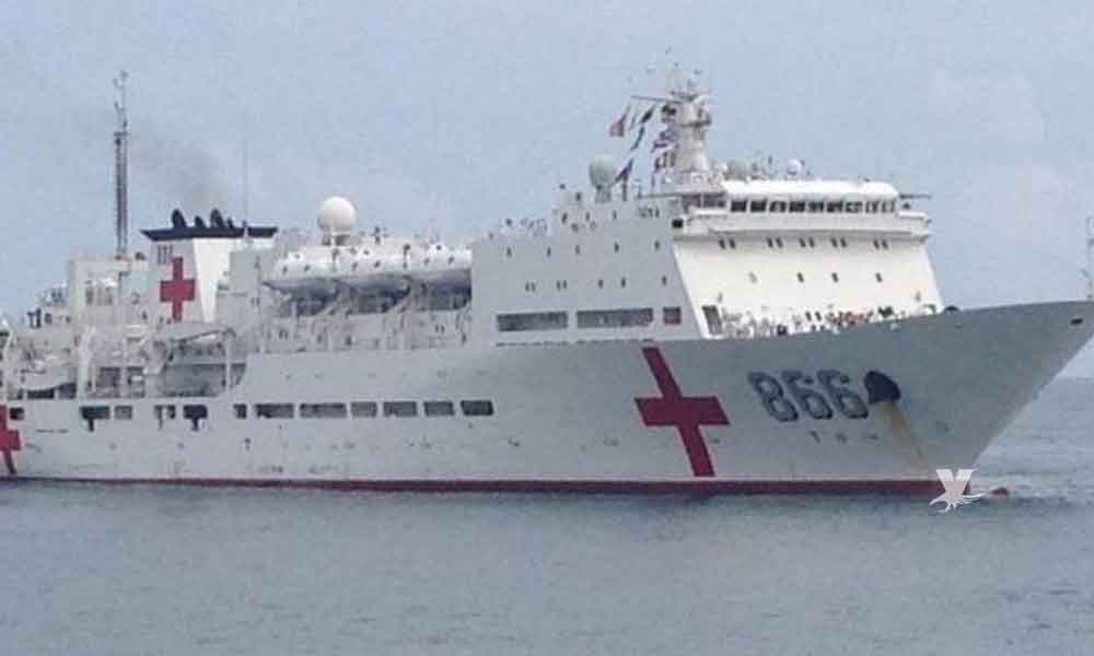 Llega barco hospital chino en medio de la crisis a Venezuela