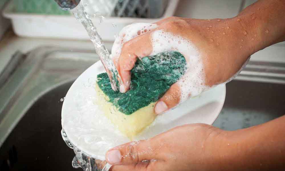 ¿Sabías que la esponja para lavar platos tiene más gérmenes que tu baño?