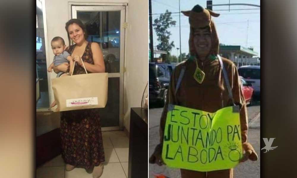 Hombre vestido con botarga de Scooby Doo consigue boda gratis en Mexicali