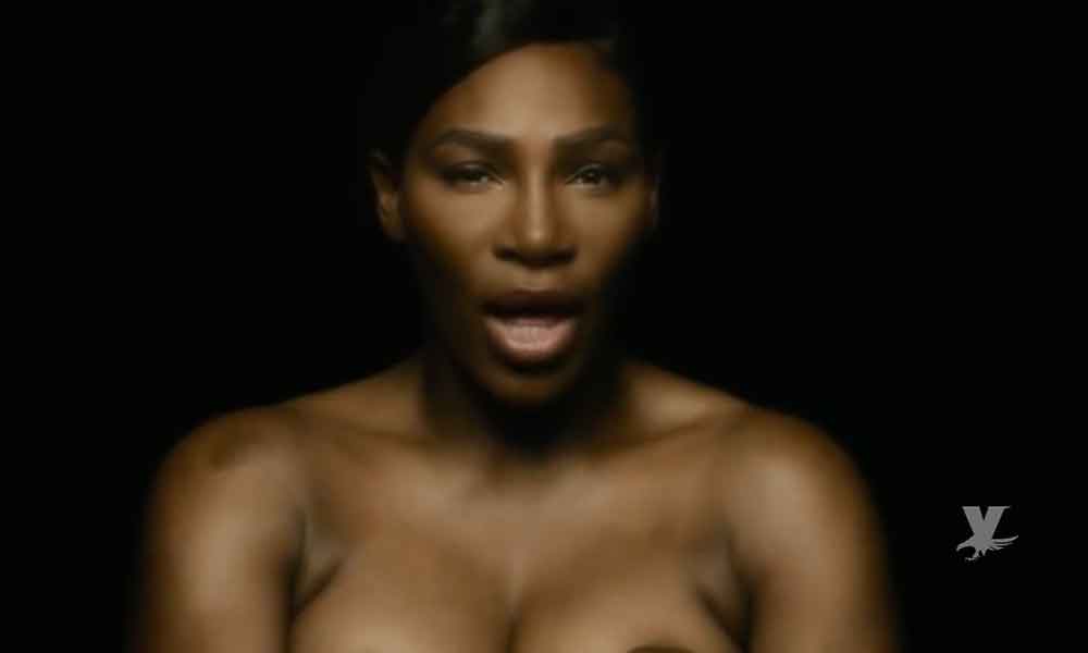 (VIDEO) Serena Williams se desnuda y canta como apoyo en la lucha contra el cáncer de mama