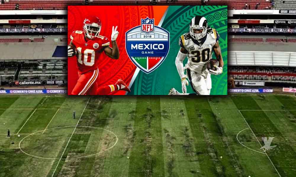 NFL analiza posible cancelación de juego Chiefs vs Rams en México por mal estado del pasto