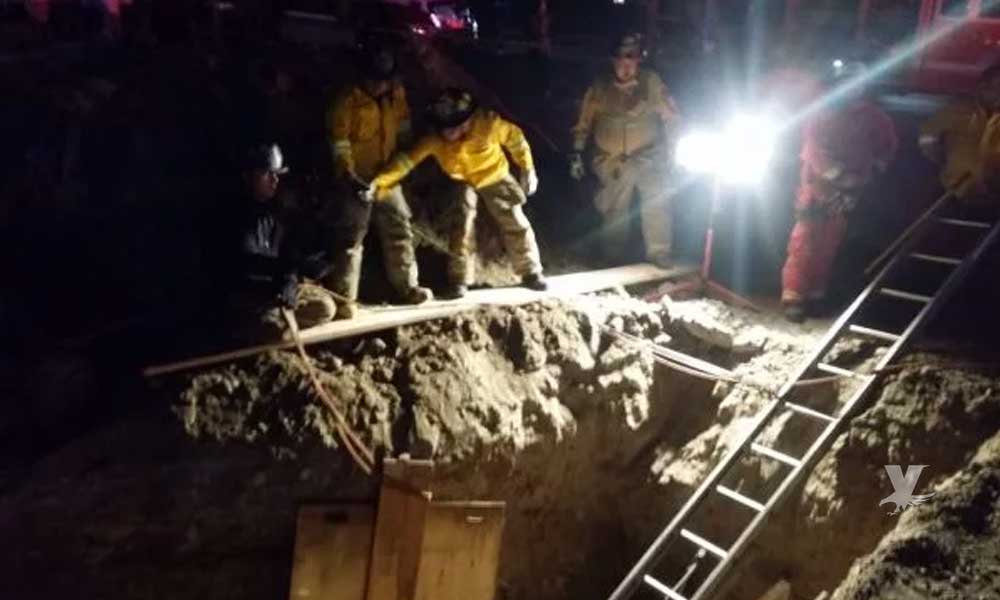 Trabajadores quedan sepultados mientras excavaban en Tijuana