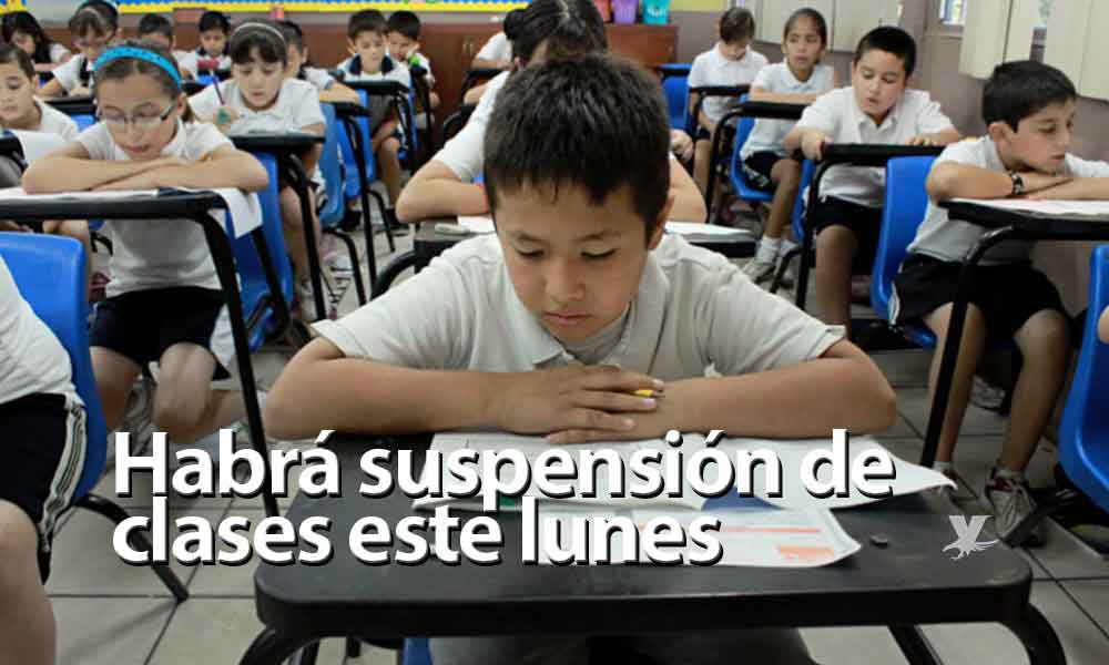 Anuncian suspensión de clases para este lunes en Baja California