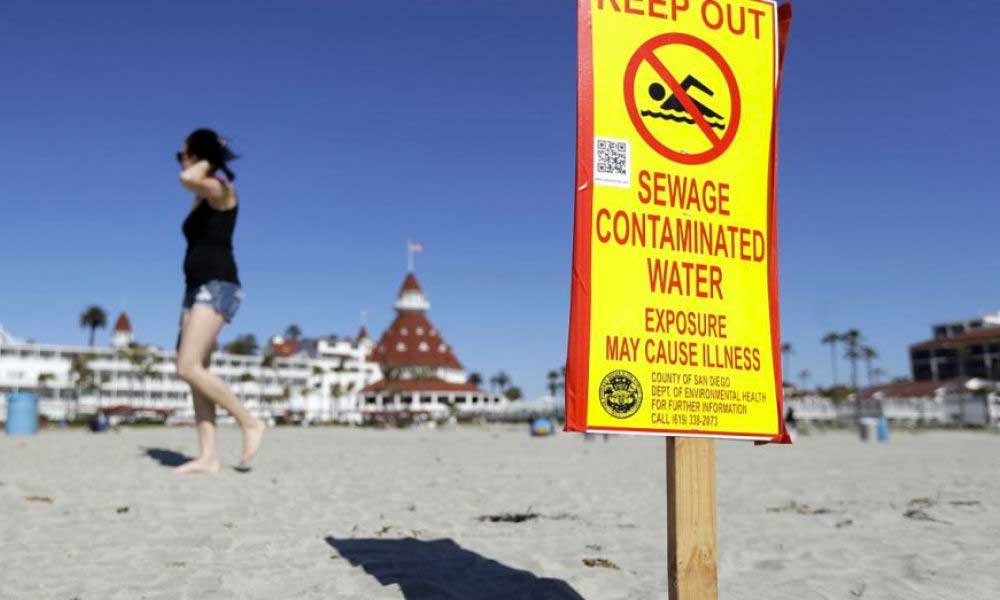 Aguas negras del río Tijuana contaminaron playas de San Diego