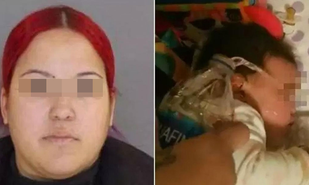 Madre echaba agua en la cara de su bebé por las noches para despertarla
