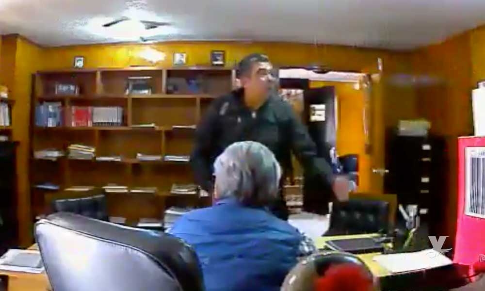 (VIDEO) Asaltante ejecuta a un abogado dentro de su despacho