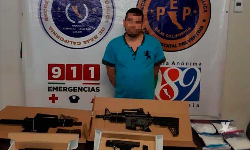 Capturan en Tijuana a peligroso integrante del CAF