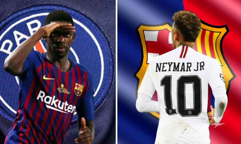Barcelona y PSG estarían preparando un cambio entre Neymar y Dembélé