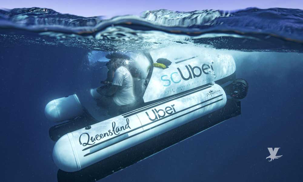 Uber lanza nuevo servicio para todos aquellos que deseen viajar al fondo del mar