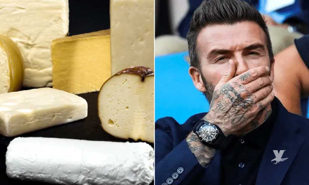 David Beckham fabrica queso con bacterias de sus pies