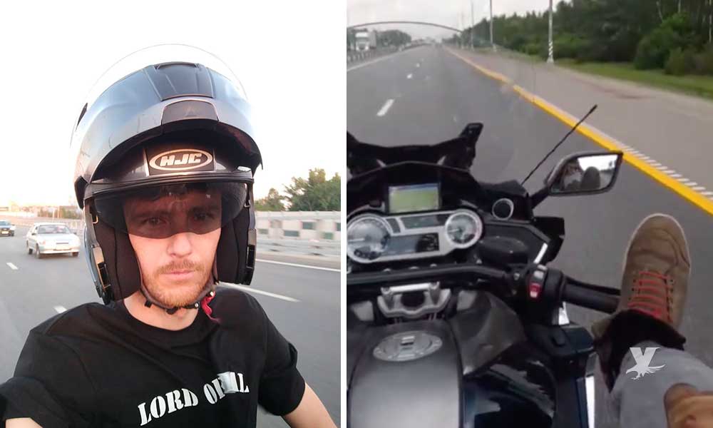 Muere youtuber que manejaba su motocicleta con los pies
