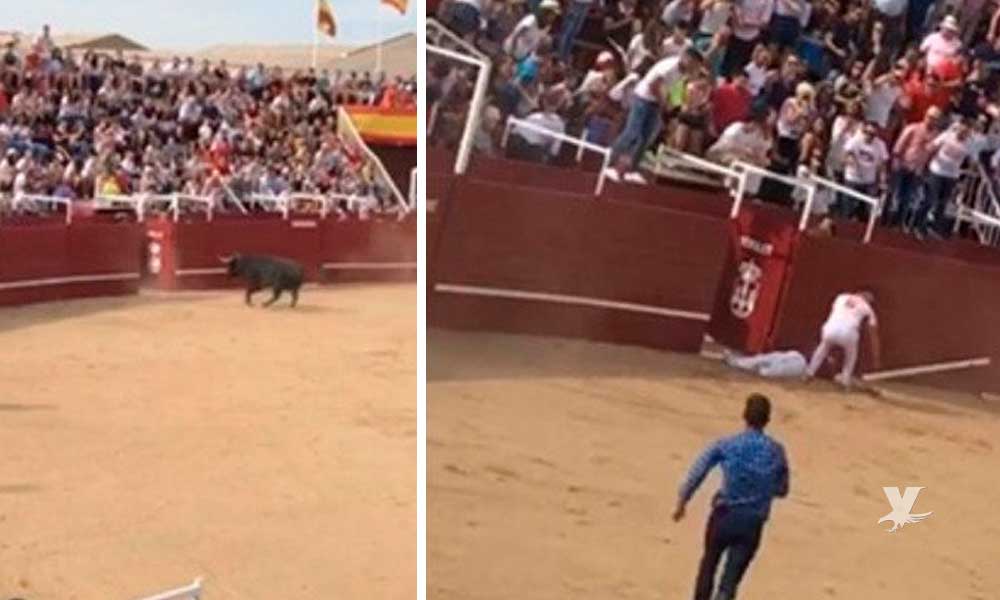 (VIDEO) Toro mata a torilero en plaza de toros durante una fiesta patronal
