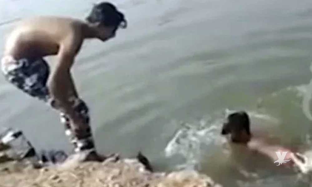(VIDEO) Joven muere ahogado y sus amigos graban el momento en lugar de ayudarlo a salir
