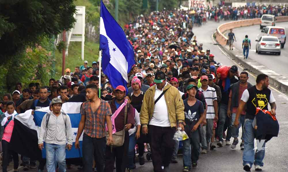 Nueva caravana de migrantes salió de Honduras hacia México