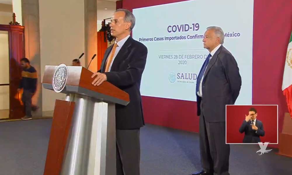 Confirman dos casos positivos de Coronavirus en México