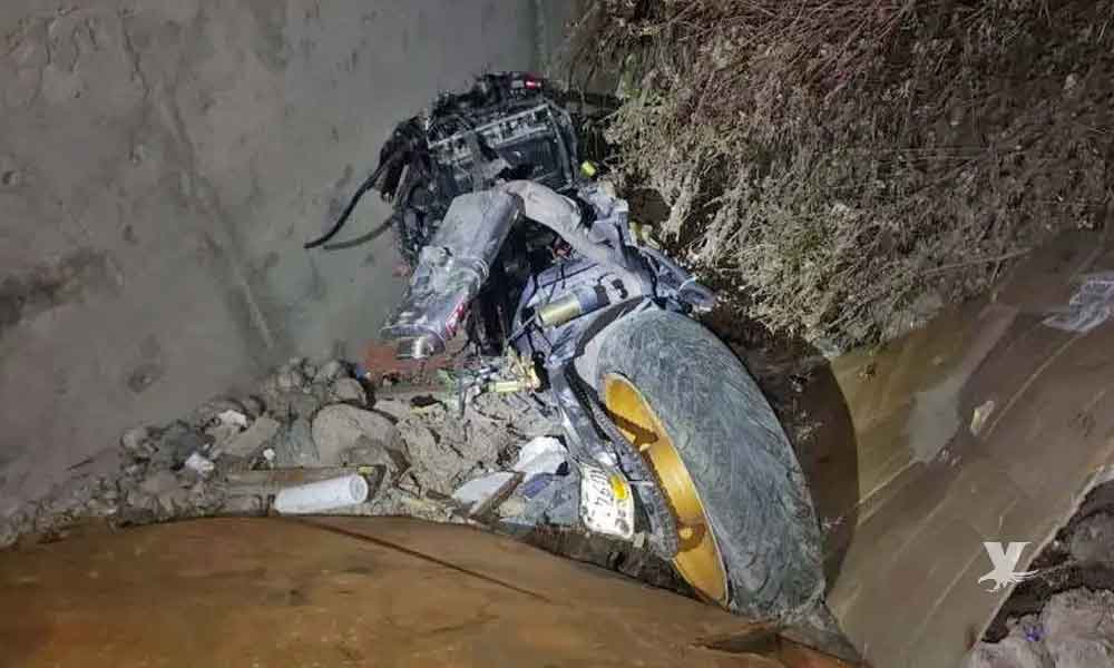 Muere motociclista que se salió de la vía rápida en Tijuana