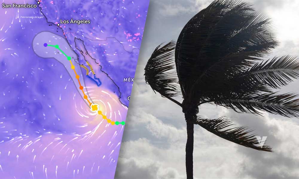 Por huracán Kay y monzón mexicano, se  amplía las zonas de vigilancia hasta Baja California