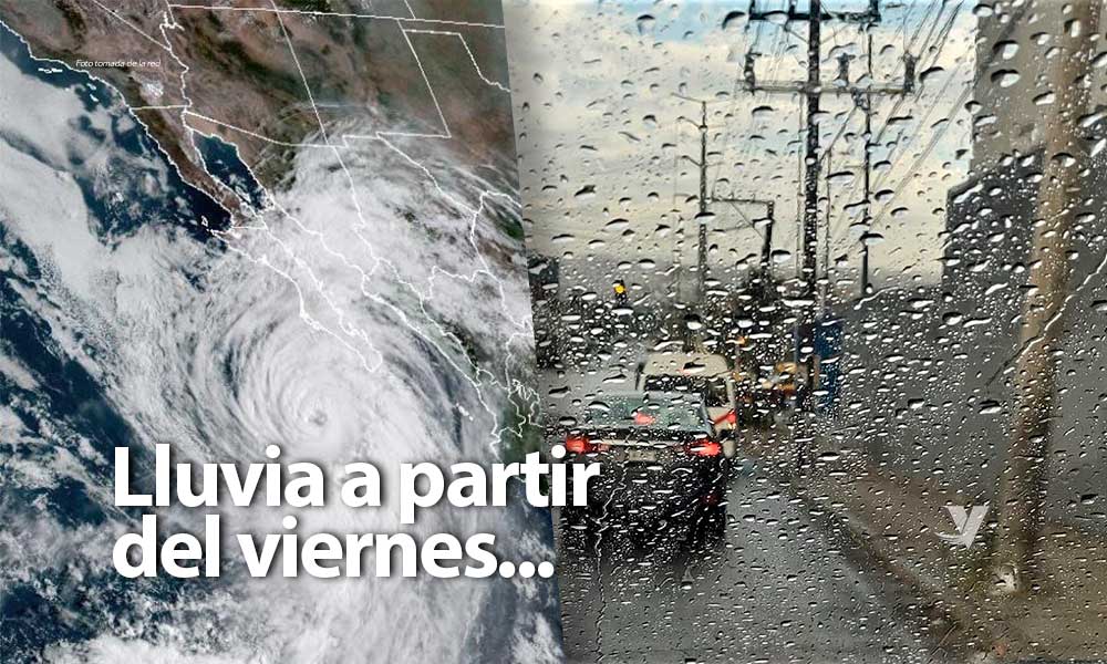 Exhorta Gobierno de Rosarito a tomar precauciones por pronóstico de lluvias de viernes a domingo