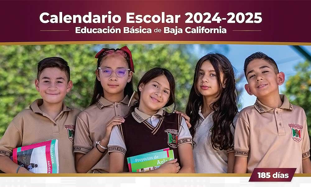 Calendario Escolar 20242025 para Educación Básica en Baja California